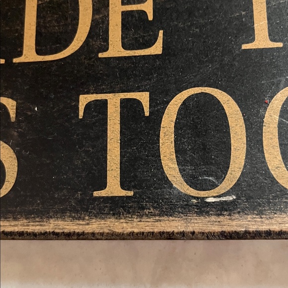 Rustic Wooden Kitchen Sign - Picture 3 of 4